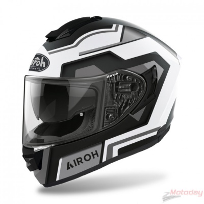 AIROH шлем интеграл ST.501 SQUARE BLACK MATT фото в интернет-магазине FrontFlip.Ru