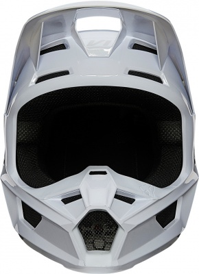 Мотошлем Fox V1 Plaic Helmet White фото в интернет-магазине FrontFlip.Ru