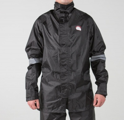 Куртка дождевик Hyperlook Adventure черная фото в интернет-магазине FrontFlip.Ru