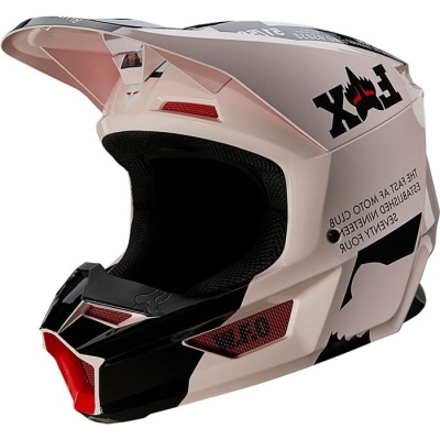 Мотошлем Fox V1 Illmatik Helmet Pearl Pink фото в интернет-магазине FrontFlip.Ru
