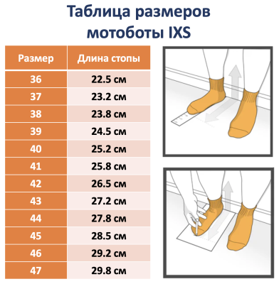 Мотоботы IXS Sport Boots RS-1000 X45407 003 фото в интернет-магазине FrontFlip.Ru