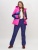 Горнолыжный костюм женский розового цвета 051901R фото в интернет-магазине FrontFlip.Ru
