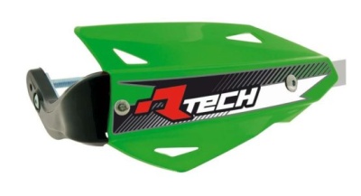 RTech Защита рук Vertigo ATV зеленая с крепежом (moto parts) фото в интернет-магазине FrontFlip.Ru