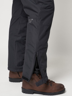 Полукомбинезон брюки горнолыжные мужские темно-серого цвета 66414TC фото в интернет-магазине FrontFlip.Ru