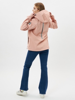 Ветровка MTFORCE женская softshell розового цвета 22007R фото в интернет-магазине FrontFlip.Ru