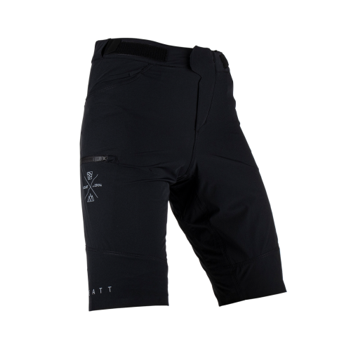 Велошорты Leatt MTB Trail 2.0 Short Black фото в интернет-магазине FrontFlip.Ru