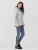 Ветровка MTFORCE женская светло-серый цвета 2031SS фото в интернет-магазине FrontFlip.Ru
