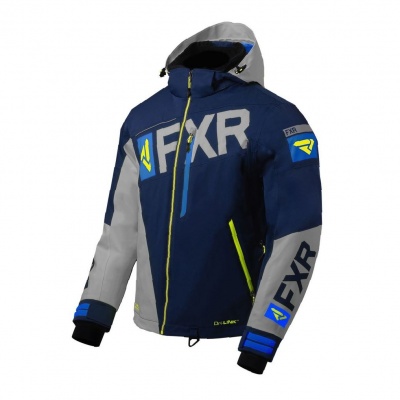 Куртка FXR Ranger с утепленной вставкой Navy/Grey/Blue/Hi Vis фото в интернет-магазине FrontFlip.Ru