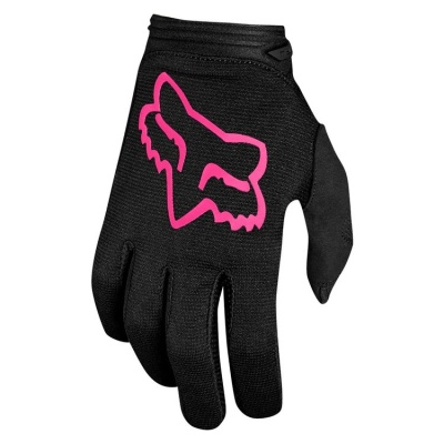 Мотоперчатки подростковые Fox Dirtpaw Mata Girls Youth Glove Black/Pink фото в интернет-магазине FrontFlip.Ru
