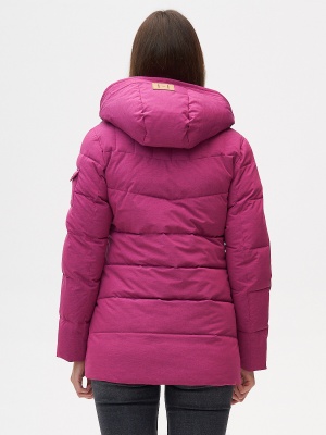 Куртка зимняя MTFORCE малинового цвета 2080M фото в интернет-магазине FrontFlip.Ru