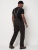 Полукомбинезон брюки горнолыжные мужские темно-серого цвета 6621TC фото в интернет-магазине FrontFlip.Ru