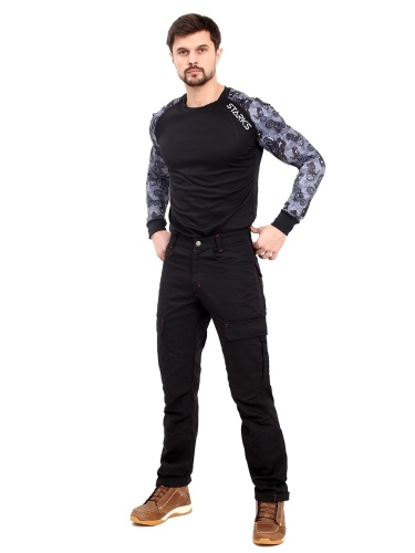 Мотоштаны STARKS CHAMELEON STRONG Черный фото в интернет-магазине FrontFlip.Ru