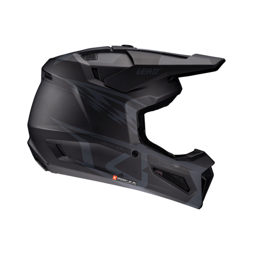 Мотошлем Leatt Moto 3.5 Helmet Kit Stealth 2025 фото в интернет-магазине FrontFlip.Ru