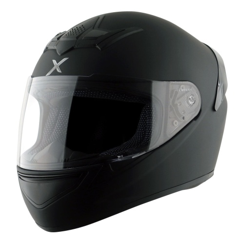 Шлем AXOR RAGE SOLID, цвет чёрный матовый фото в интернет-магазине FrontFlip.Ru