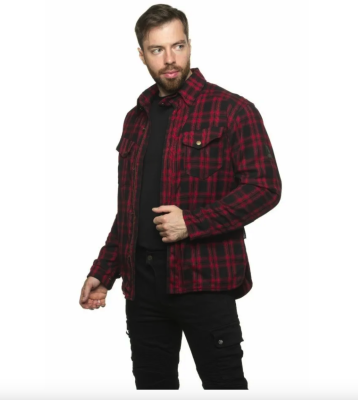 MadBull Моторубашка StreetRider Dyneema красная v2 фото в интернет-магазине FrontFlip.Ru