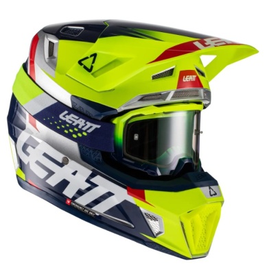 Мотошлем Leatt Moto 7.5 Helmet Kit Lime фото в интернет-магазине FrontFlip.Ru