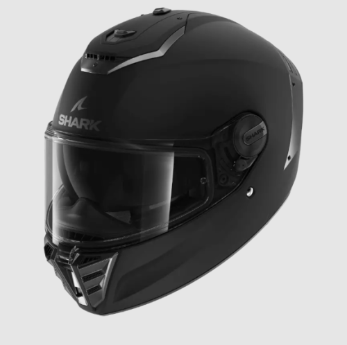 Мотошлем SHARK SPARTAN RS BLANK Mat Black фото в интернет-магазине FrontFlip.Ru