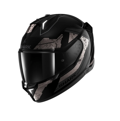 [SHARK] Мотошлем SKWAL i3 RHAD, цвет Черный/Серый фото в интернет-магазине FrontFlip.Ru