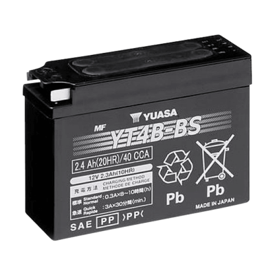 YUASA   Аккумулятор  YT4B-BS(YT4B-5) с электролитом фото в интернет-магазине FrontFlip.Ru