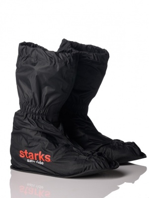 Дождевые бахилы Starks Rain Boots (чёрный) подошва цельная фото в интернет-магазине FrontFlip.Ru