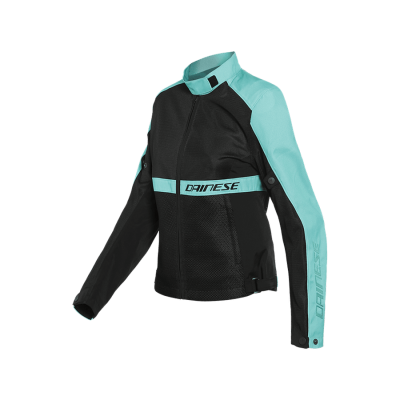 DAINESE Куртка ткань RIBELLE AIR жен 26F BLK/ACQUA-GREEN фото в интернет-магазине FrontFlip.Ru