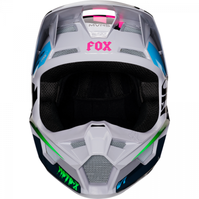 Мотошлем подростковый Fox V1 Czar Youth Helmet Light Grey фото в интернет-магазине FrontFlip.Ru