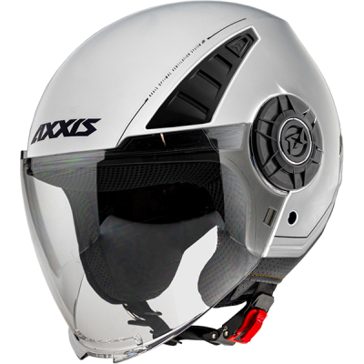 AXXIS MT-OF513 Metro Solid White шлем открытый белый фото в интернет-магазине FrontFlip.Ru