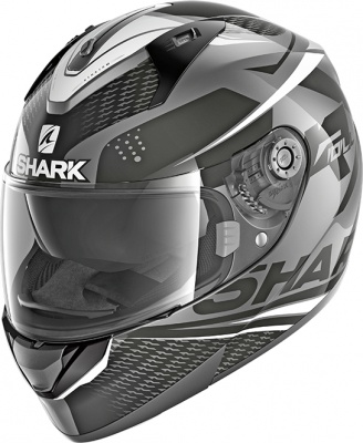 SHARK Шлем RIDILL 1.2 STRATOM AKW фото в интернет-магазине FrontFlip.Ru