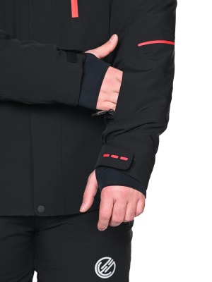 SNOW HEADQUARTER Горнолыжный костюм мужской A-8987 Черный фото в интернет-магазине FrontFlip.Ru