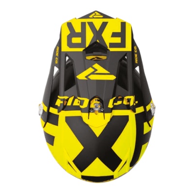 Шлем FXR Clutch Evo Black/Hi Vis фото в интернет-магазине FrontFlip.Ru