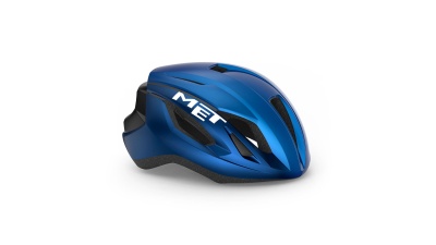 Велошлем MET strale METallic blue фото в интернет-магазине FrontFlip.Ru