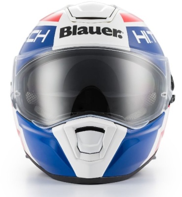 BLAUER Шлем Force One 800 White/Blue/Red фото в интернет-магазине FrontFlip.Ru