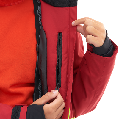 Dragonfly Куртка утепленная Gravity TEENAGER Red - Yellow (УНИСЕКС) фото в интернет-магазине FrontFlip.Ru