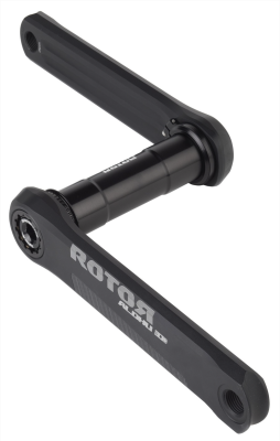 Шатуны Rotor Aldhu 3D+ Crank Arms Black 172,5mm (C02-102-20010-0) фото в интернет-магазине FrontFlip.Ru