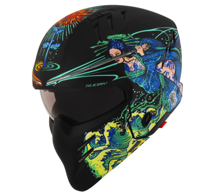 [SUOMY] Мотошлем ARMOR MIZU KASAI, цвет Черный Матовый фото в интернет-магазине FrontFlip.Ru