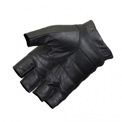 [PROUD TO RIDE] Перчатки без пальцев 217 кожа, цвет Черный фото в интернет-магазине FrontFlip.Ru