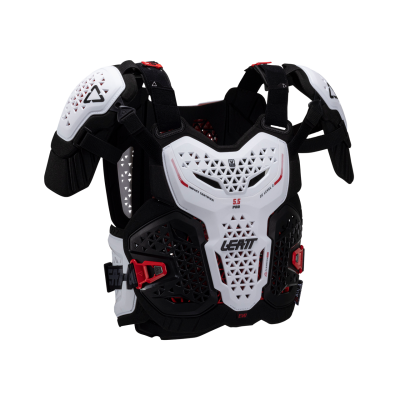 Защита панцирь Leatt Chest Protector 5.5 Pro Evo White фото в интернет-магазине FrontFlip.Ru