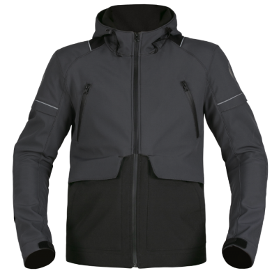 INFLAME Куртка мужская FREE WIND текстиль, цвет серый фото в интернет-магазине FrontFlip.Ru