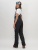 Полукомбинезон брюки горнолыжные женские черного цвета 66789Ch фото в интернет-магазине FrontFlip.Ru