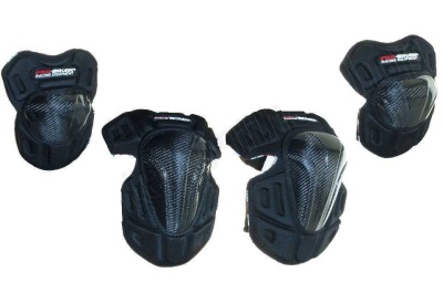 Наколенники + налокотники Pro-Biker HXP-18C (комплект) Black фото в интернет-магазине FrontFlip.Ru