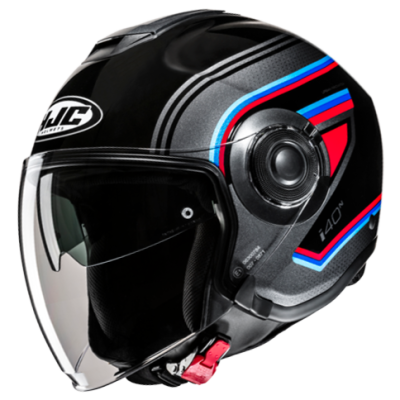 HJC Шлем i40N LINIA MC21 фото в интернет-магазине FrontFlip.Ru