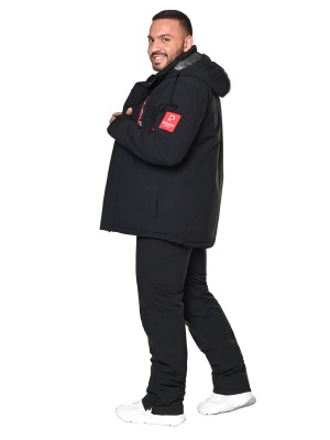 SNOW HEADQUARTER Горнолыжный костюм мужской KA-0198 Черный фото в интернет-магазине FrontFlip.Ru