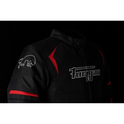 [FURYGAN] Мотокуртка ULTRASPARK 3in1 текстиль, цвет Черный/Красный фото в интернет-магазине FrontFlip.Ru