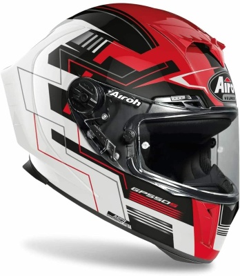 AIROH шлем интеграл GP550 S CHALLENGE RED GLOSS фото в интернет-магазине FrontFlip.Ru