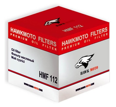 Фильтр масляный HAWK MOTO HFM 112 фото в интернет-магазине FrontFlip.Ru