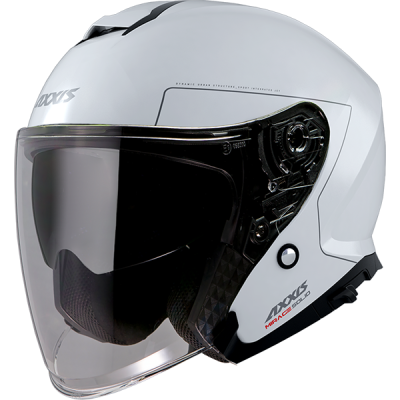 AXXIS OF504SV Mirage SV Solid White шлем открытый белый фото в интернет-магазине FrontFlip.Ru
