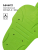 Защита бедра встраиваемая YF C30HIP, цвет зеленый (универсальный) фото в интернет-магазине FrontFlip.Ru