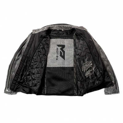 Мотокуртка кожаная