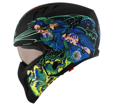 [SUOMY] Мотошлем ARMOR MIZU KASAI, цвет Черный Матовый фото в интернет-магазине FrontFlip.Ru