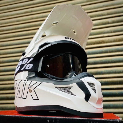 Шлем SMK ALLTERRA, цвет белый фото в интернет-магазине FrontFlip.Ru